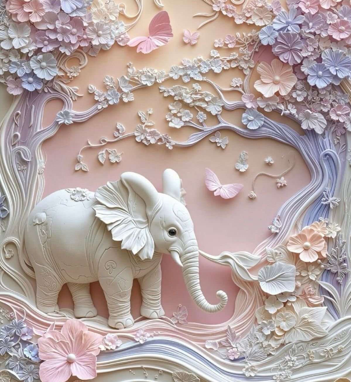 Megical 7D King Size Bedsheet ( Elephant Megical 7D King Size Bedsheet ) 